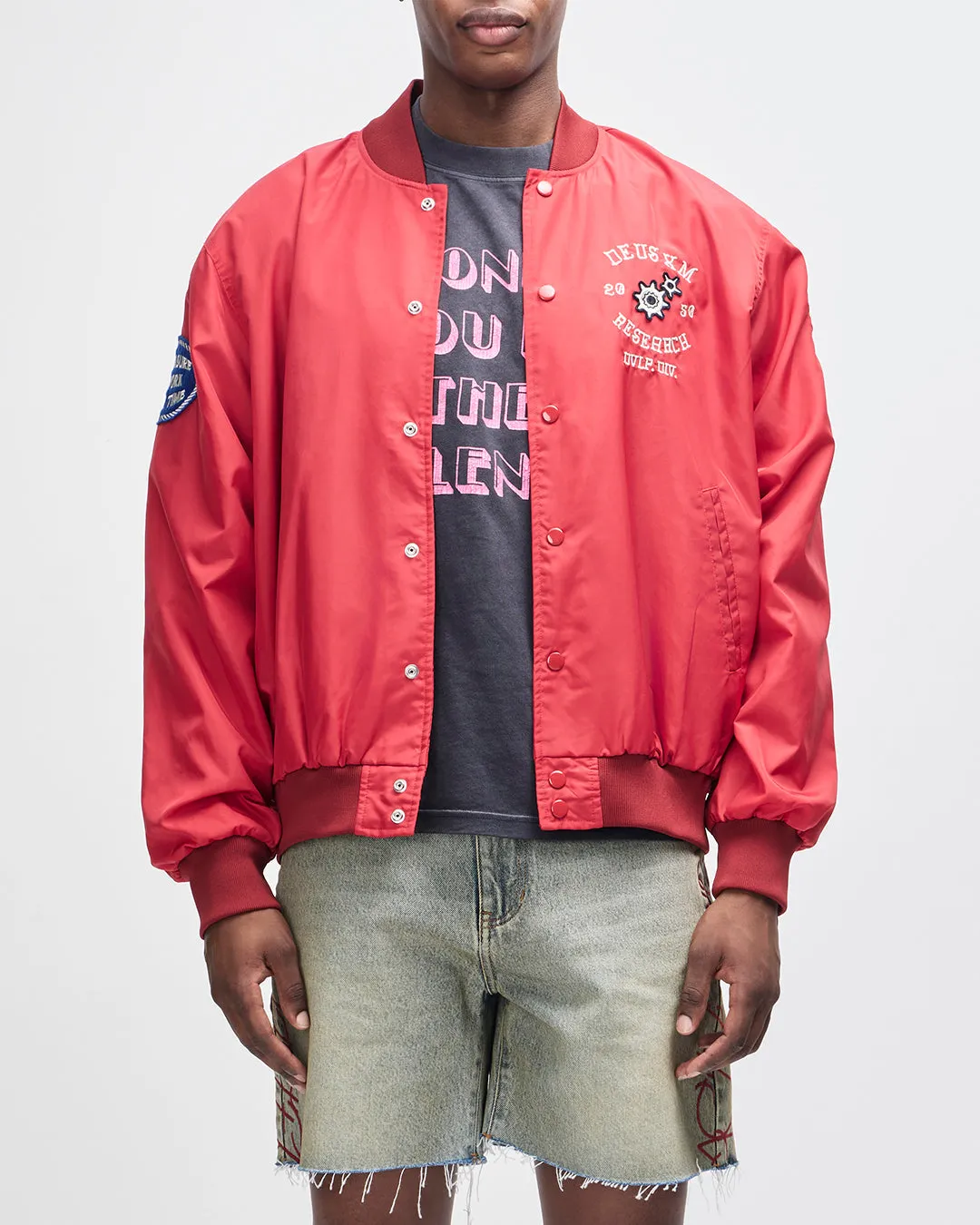 Horsepower Jacket - Racing Red sold by Deus Ex Machina