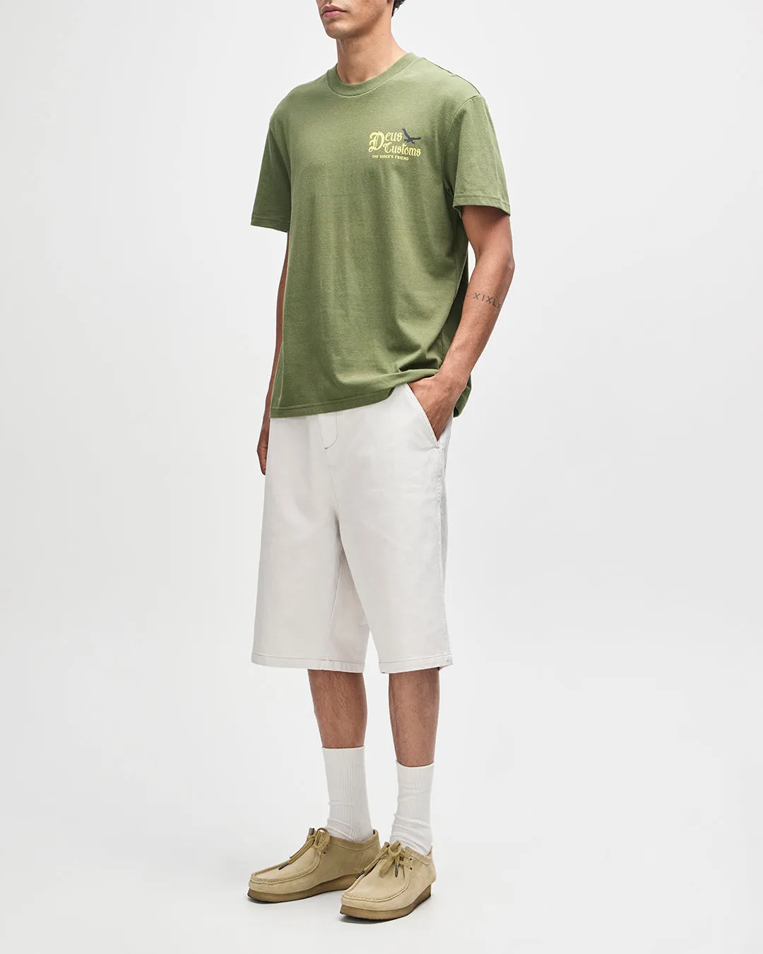 Beep-Beep Tee - Pine Green sold by Deus Ex Machina product image thumbnail 5