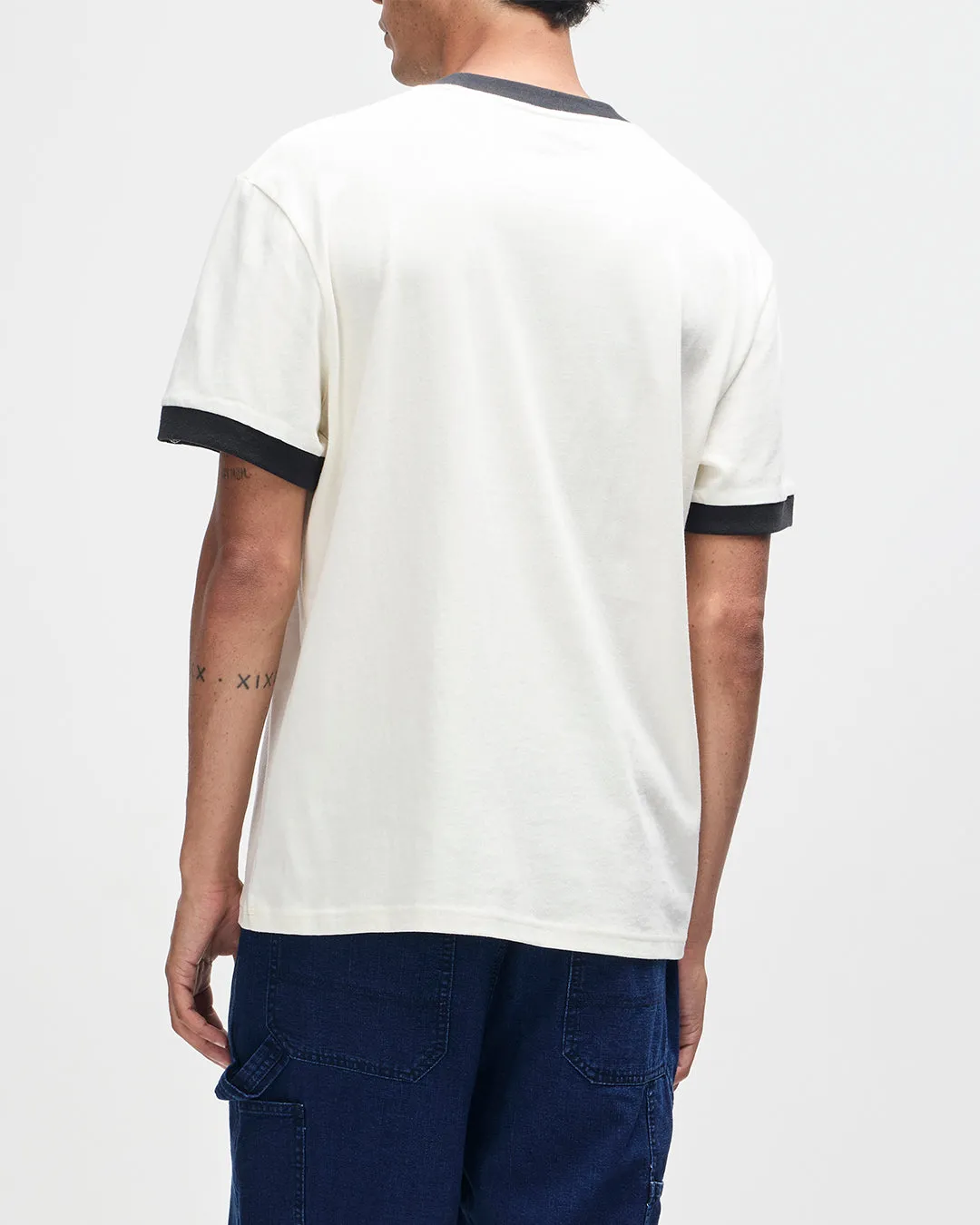 Arrows Ringer Tee - Pristine White sold by Deus Ex Machina product image thumbnail 2