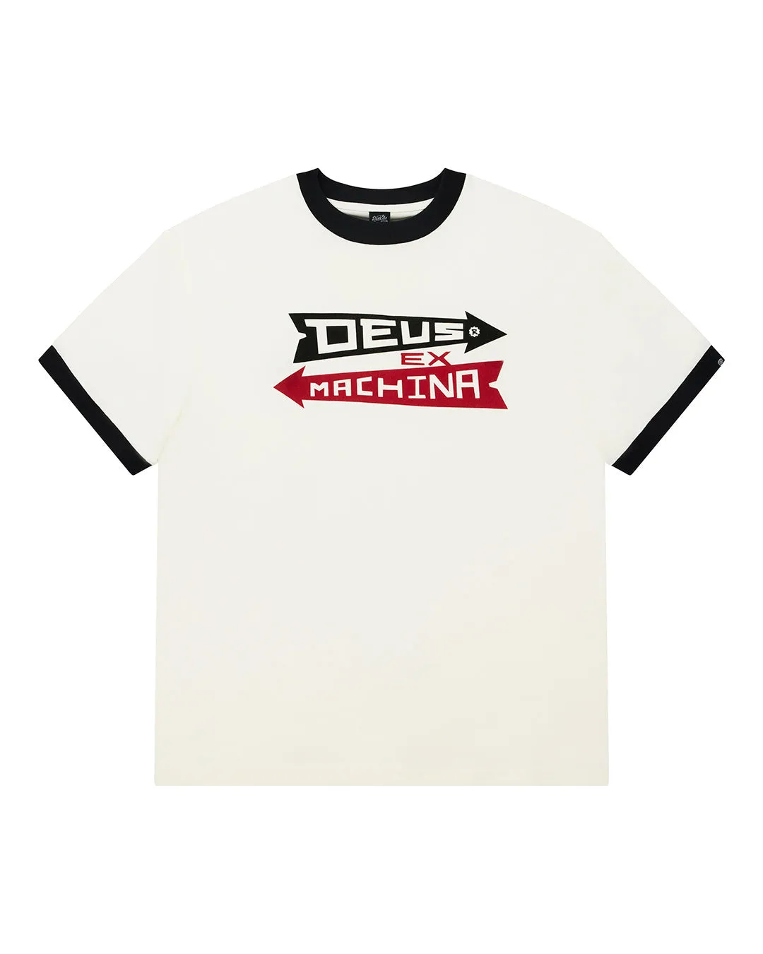 Arrows Ringer Tee - Pristine White sold by Deus Ex Machina product image thumbnail 3