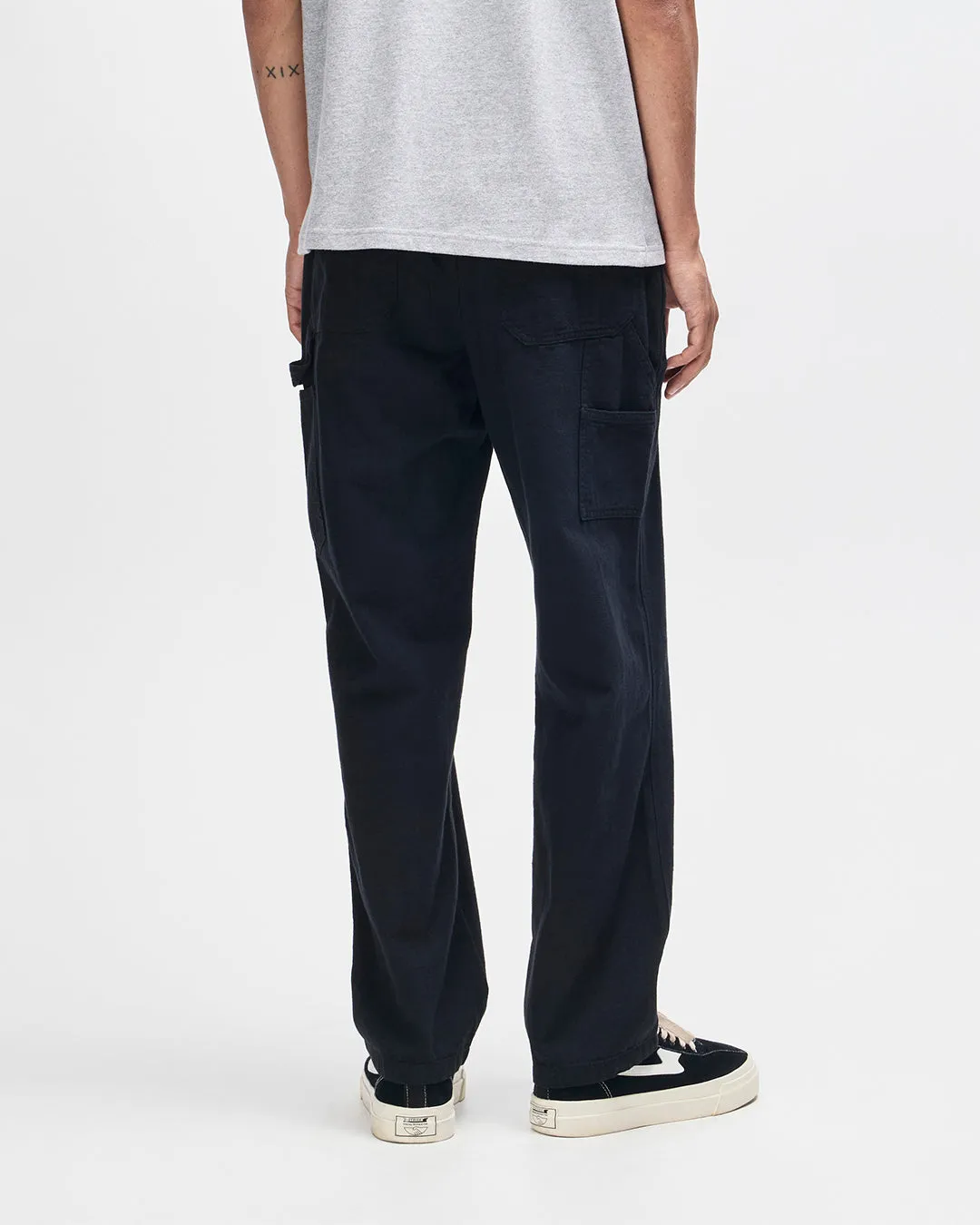 Big Fella Chambray Pant - Black sold by Deus Ex Machina product image thumbnail 2