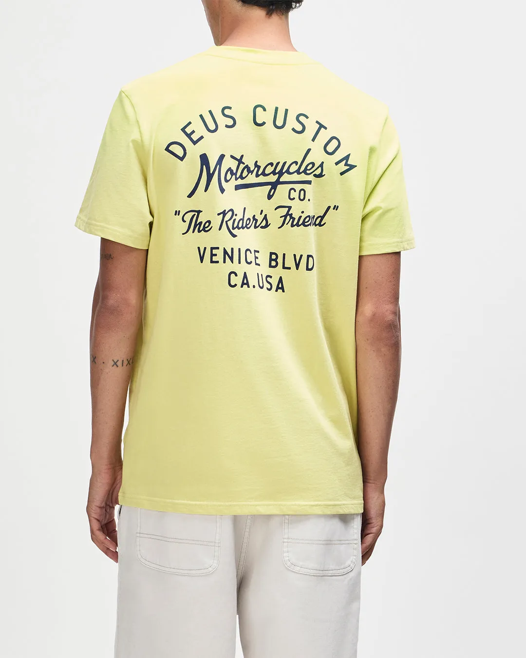 Camber Tee - Canary Yellow sold by Deus Ex Machina product image thumbnail 2
