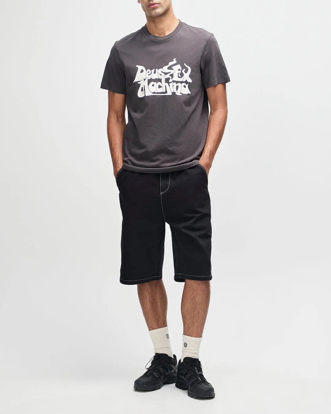 Smokeshow Tee - Anthracite sold by Deus Ex Machina product image thumbnail 5