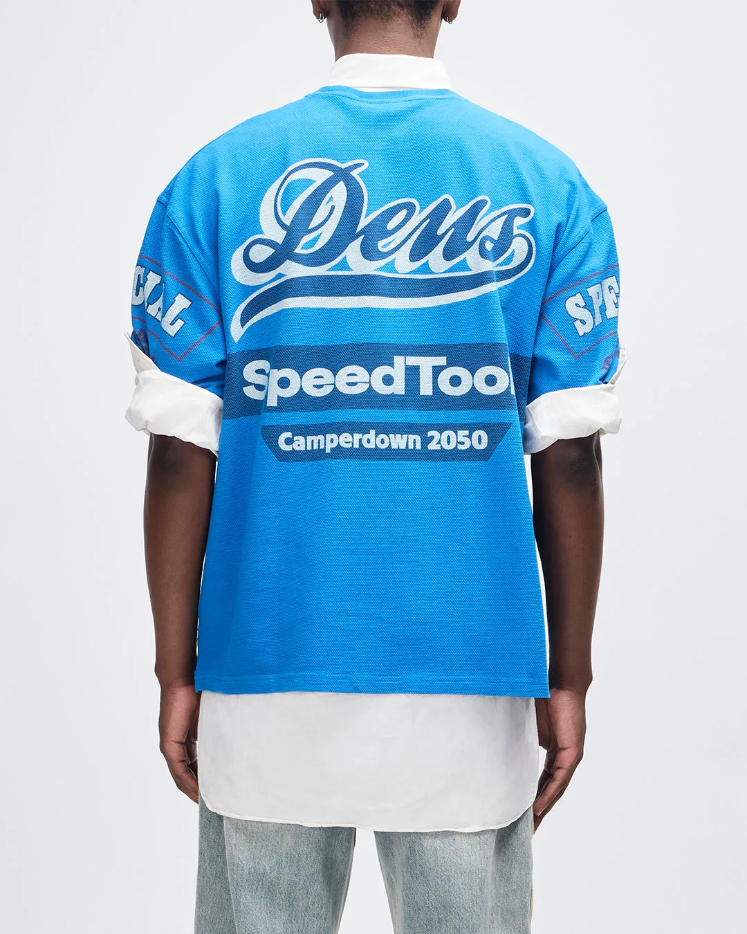 Flohmarkt Oversized Tee - Daphne Blue sold by Deus Ex Machina product image thumbnail 5