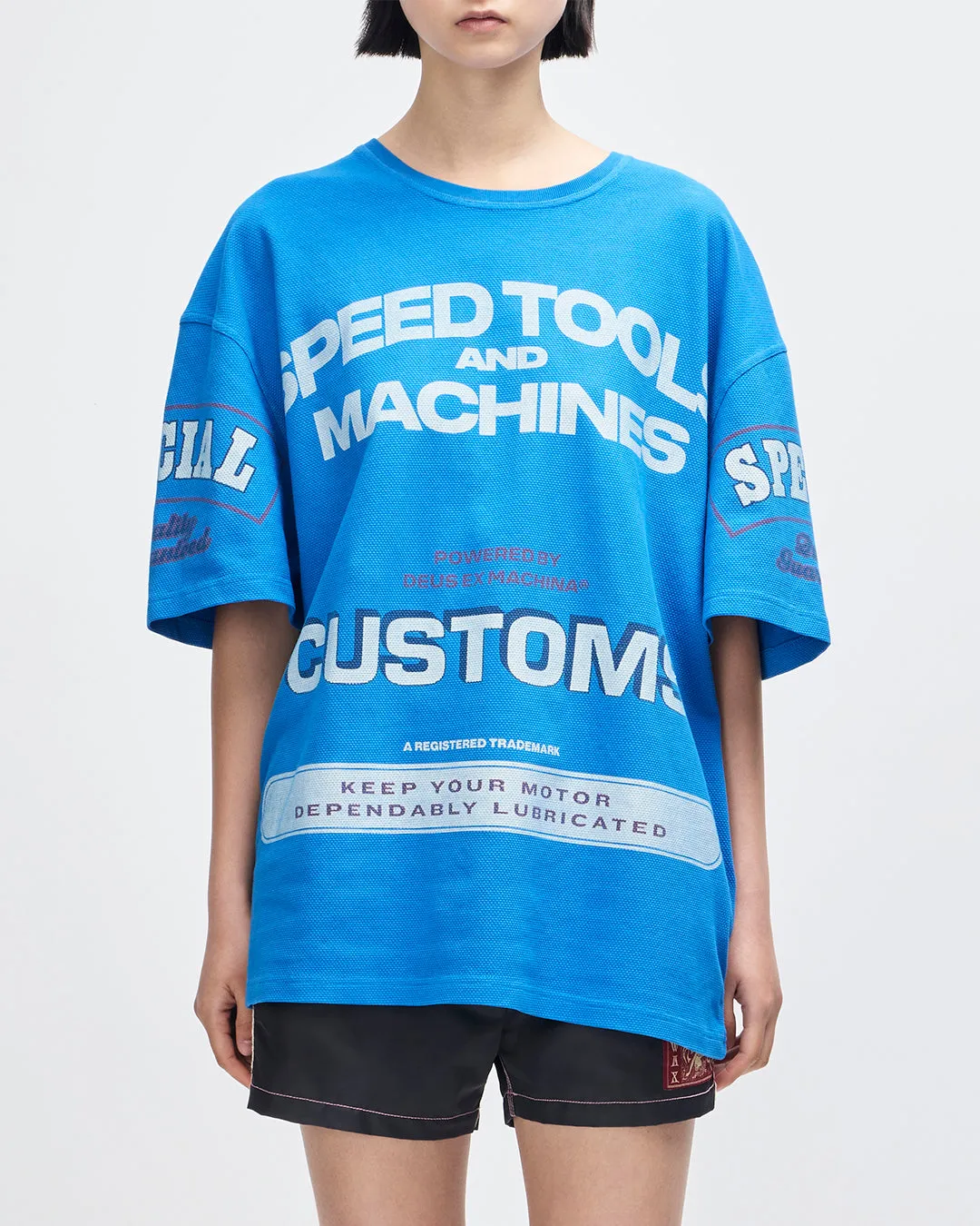 Flohmarkt Oversized Tee - Daphne Blue sold by Deus Ex Machina product image thumbnail 2