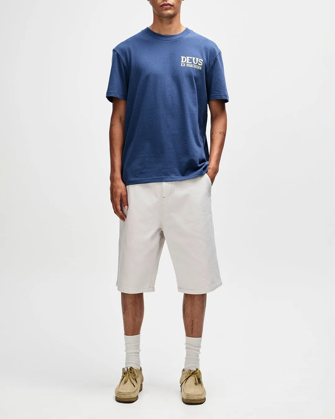 Chinook Tee - Mechanic Blue sold by Deus Ex Machina product image thumbnail 5