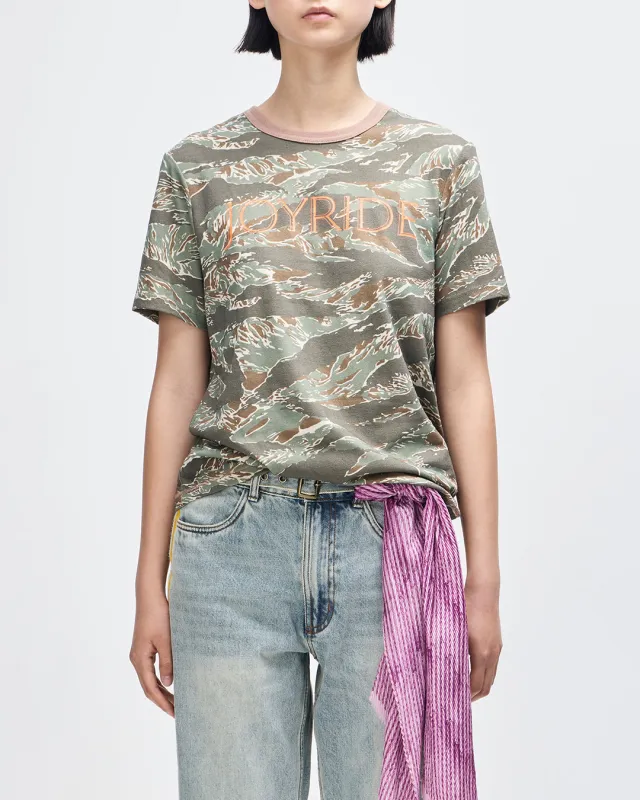 Joyride Ringer Tee - Ground Cover Green sold by Deus Ex Machina