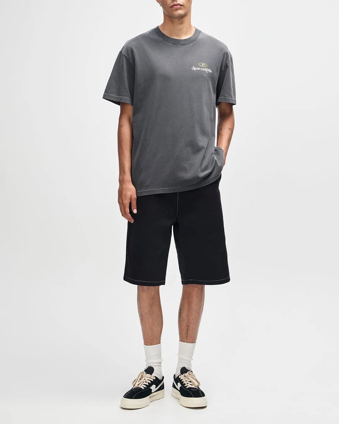 Out Of Reach Tee - Anthracite sold by Deus Ex Machina product image thumbnail 5