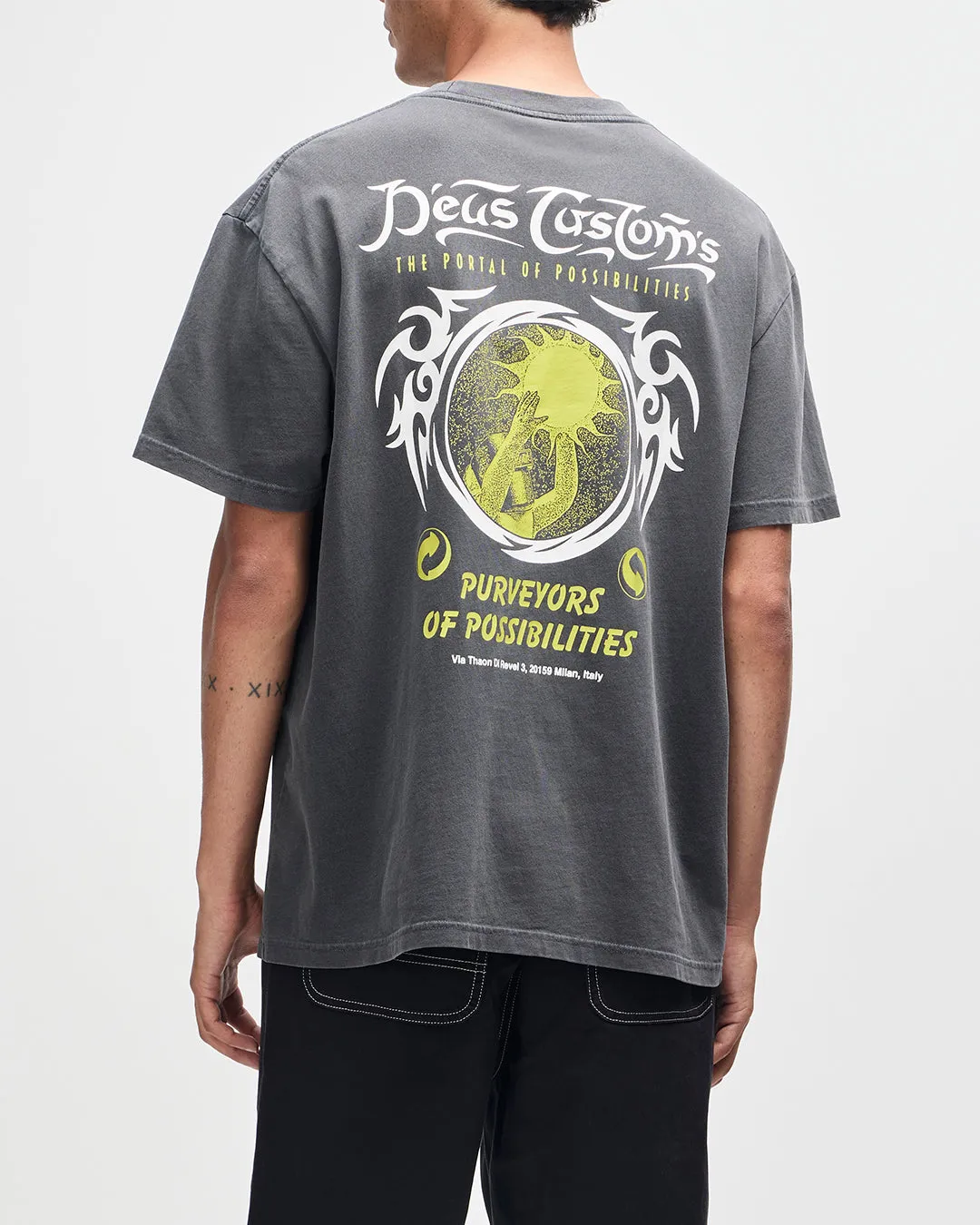 Out Of Reach Tee - Anthracite sold by Deus Ex Machina product image thumbnail 2