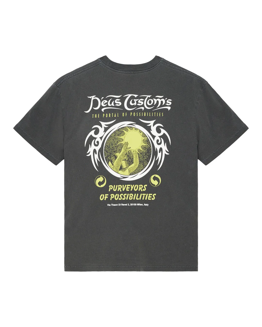 Out Of Reach Tee - Anthracite sold by Deus Ex Machina product image thumbnail 4