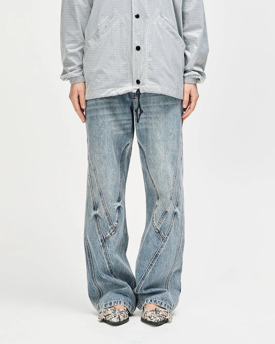 Grand Raid Denim Jean - Stonewash Indigo sold by Deus Ex Machina