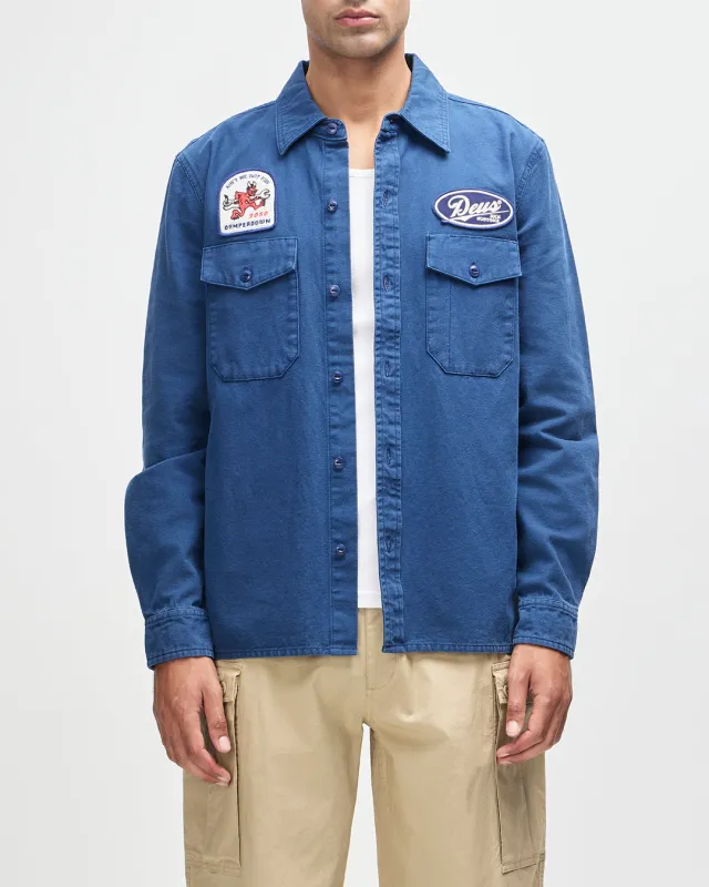 Nomad Shirt - Mechanic Blue sold by Deus Ex Machina