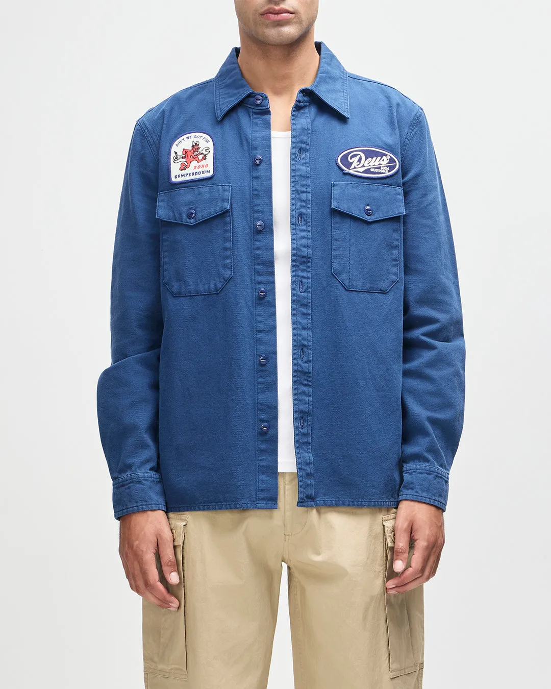 Nomad Shirt - Mechanic Blue sold by Deus Ex Machina