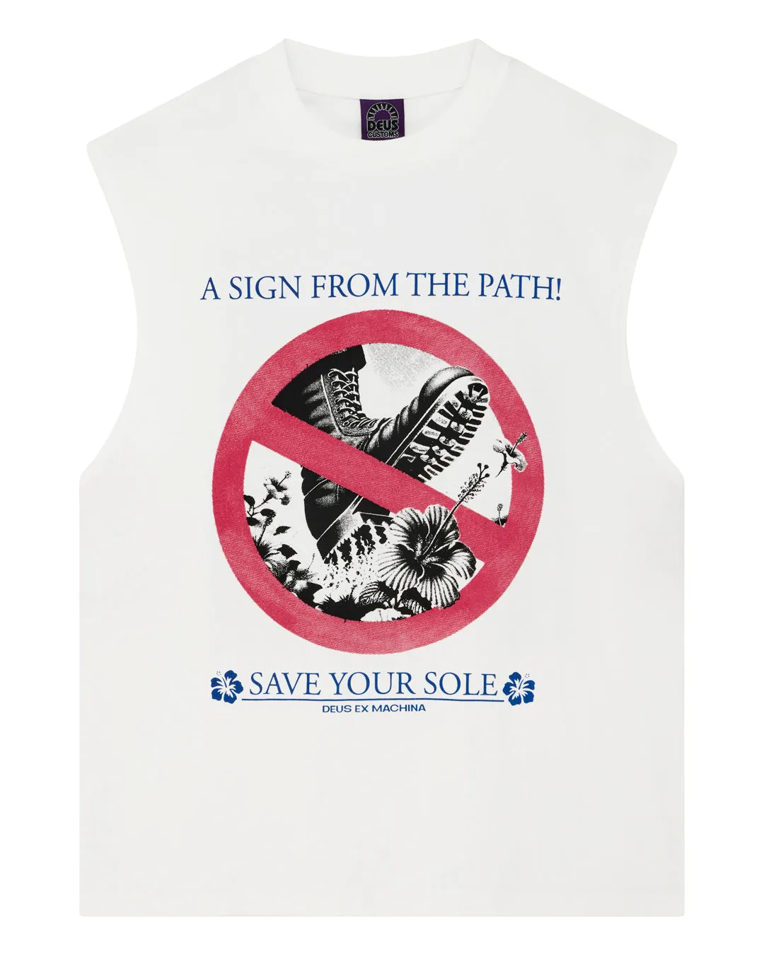 Save Your Sole Muscle - Vintage White sold by Deus Ex Machina product image thumbnail 3