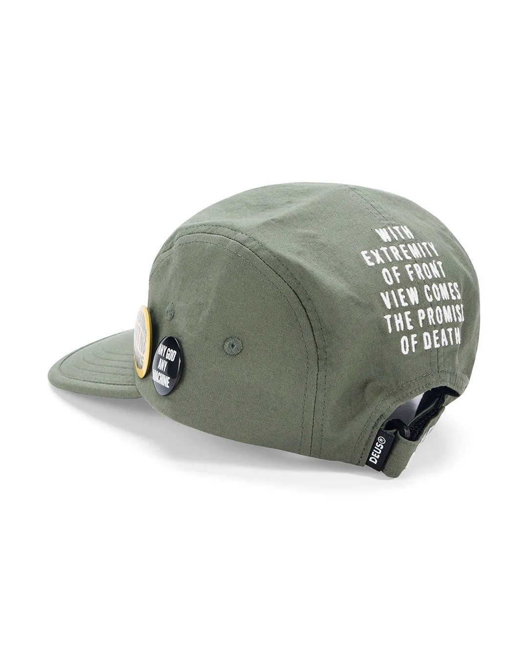 Power 5 Panel Cap - Pine Green sold by Deus Ex Machina product image thumbnail 2
