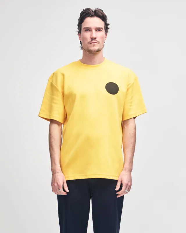 Munich Address Tee - Spectra Yellow made by Deus Ex Machina
