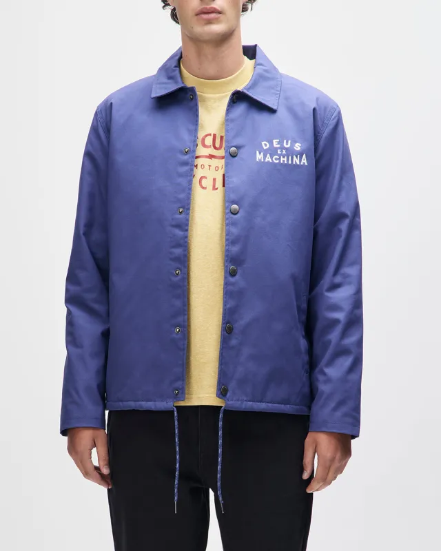 Workshop Coach Jacket - Mechanic Blue made by Deus Ex Machina