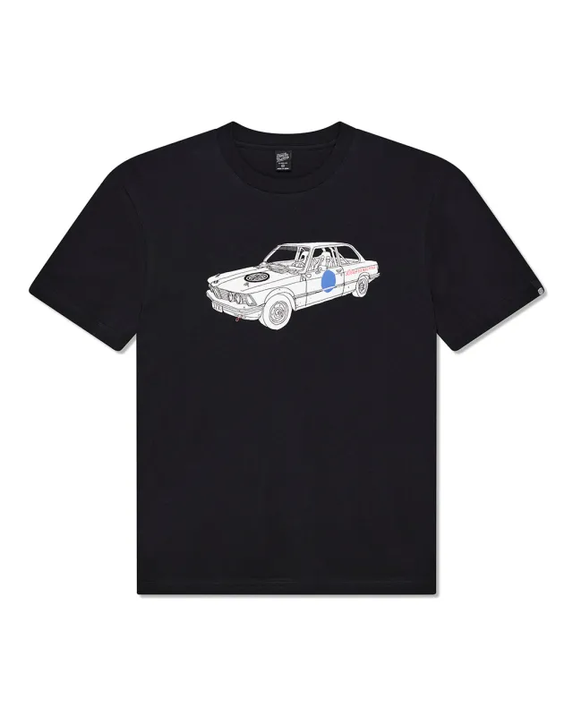 323 Rallyeye Tee - Black sold by Deus Ex Machina