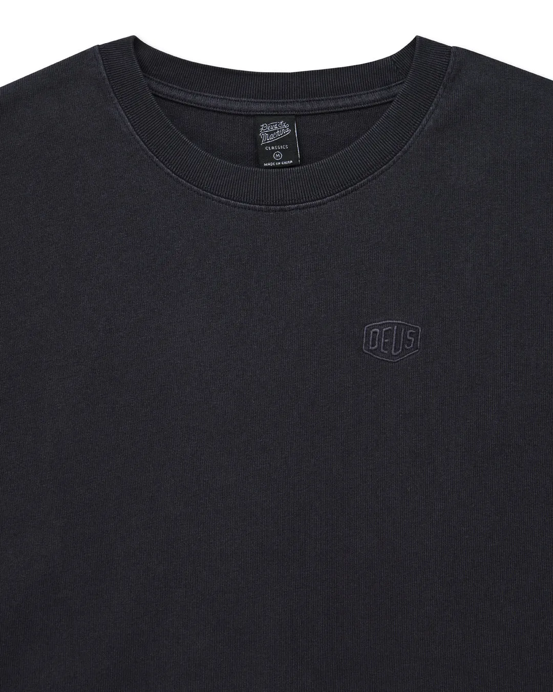 Shield Garment Dyed Tee - Black sold by Deus Ex Machina product image thumbnail 3