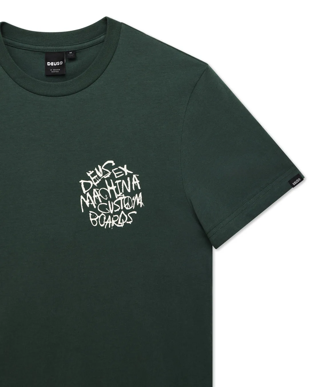Scrambler Tee - Hunter Green sold by Deus Ex Machina product image thumbnail 3