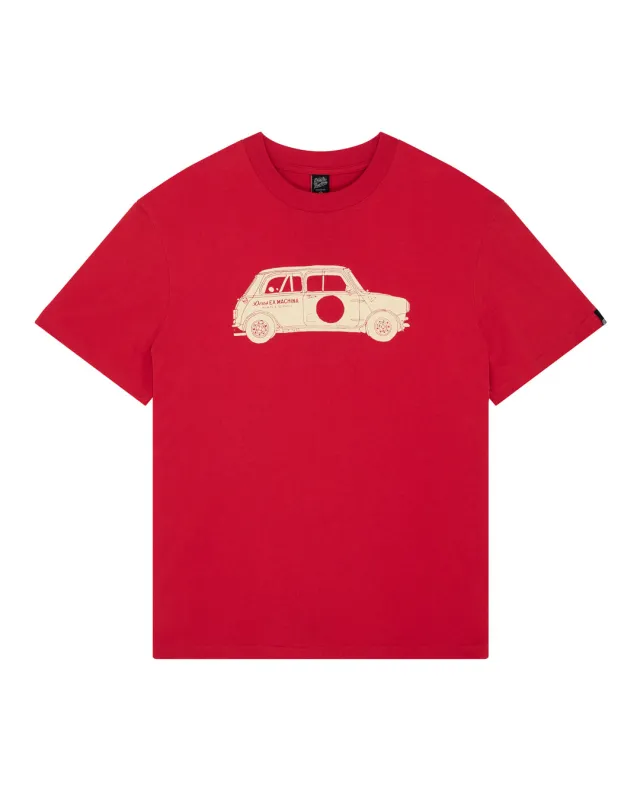 Mini Tee - Lava Falls Red sold by Deus Ex Machina