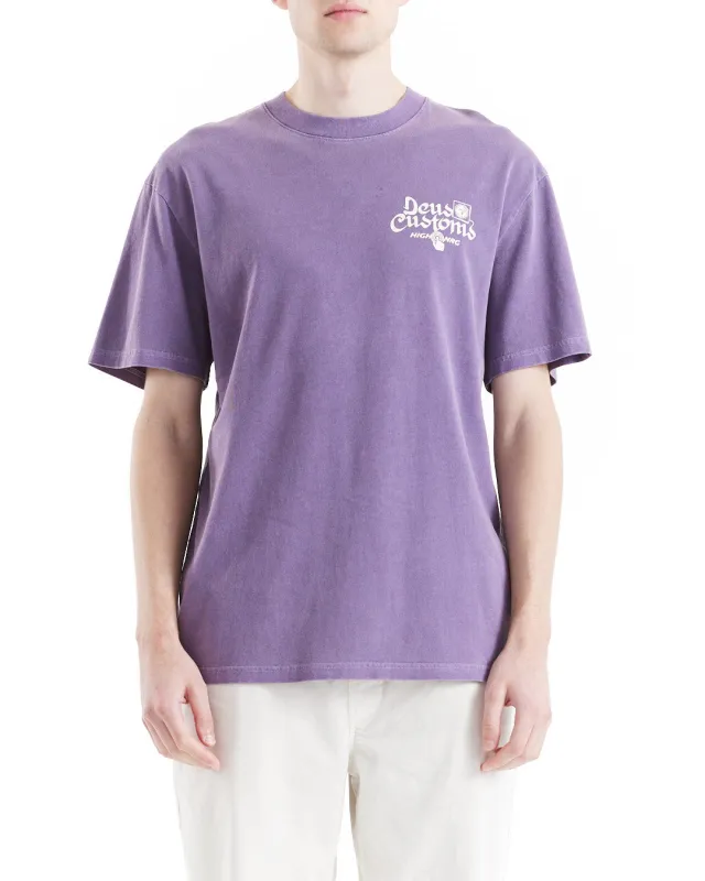 Open Head Tee - Navy Cosmos sold by Deus Ex Machina