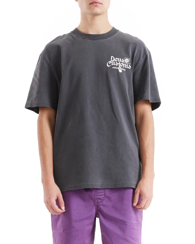 Open Head Tee - Anthracite sold by Deus Ex Machina