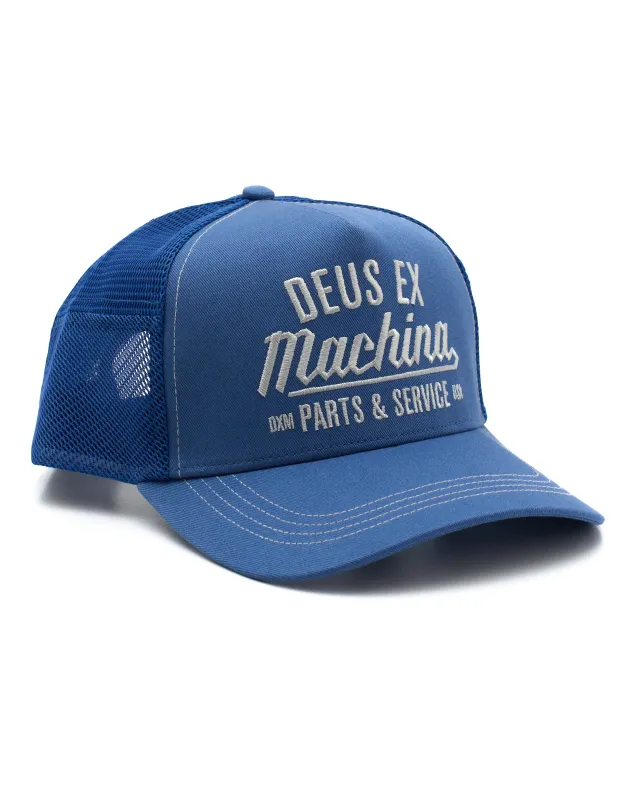 Overbite Trucker - Mechanic Blue sold by Deus Ex Machina