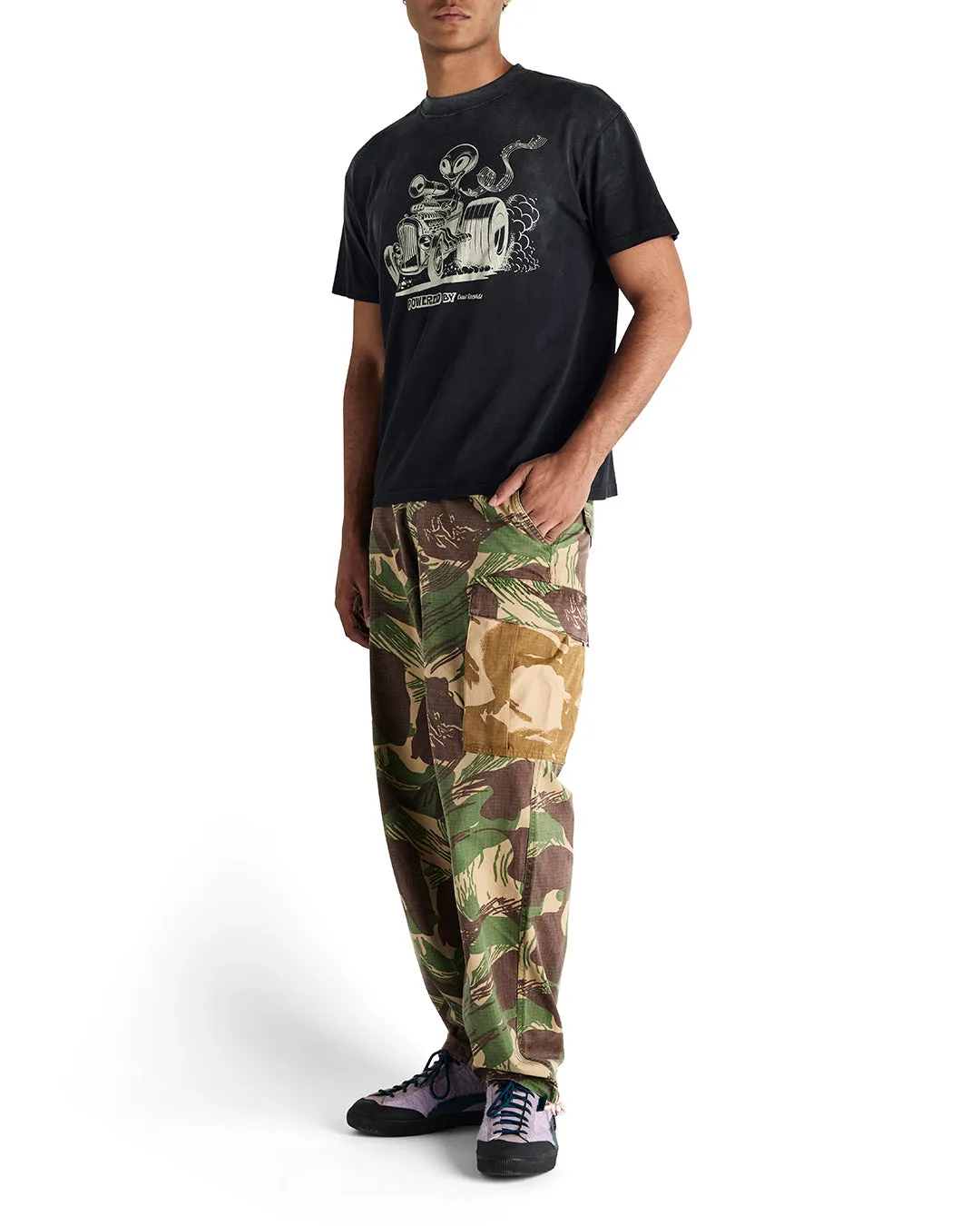 Celestial Rod Tee - Anthracite sold by Deus Ex Machina product image thumbnail 3