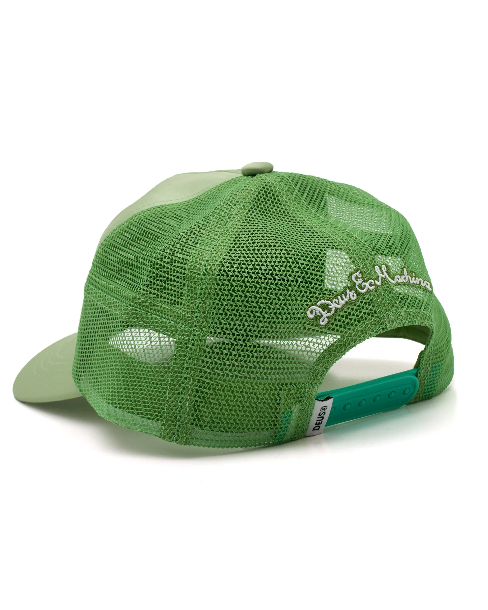 Paris Shield Trucker Cap - Vinyard Green sold by Deus Ex Machina product image thumbnail 2