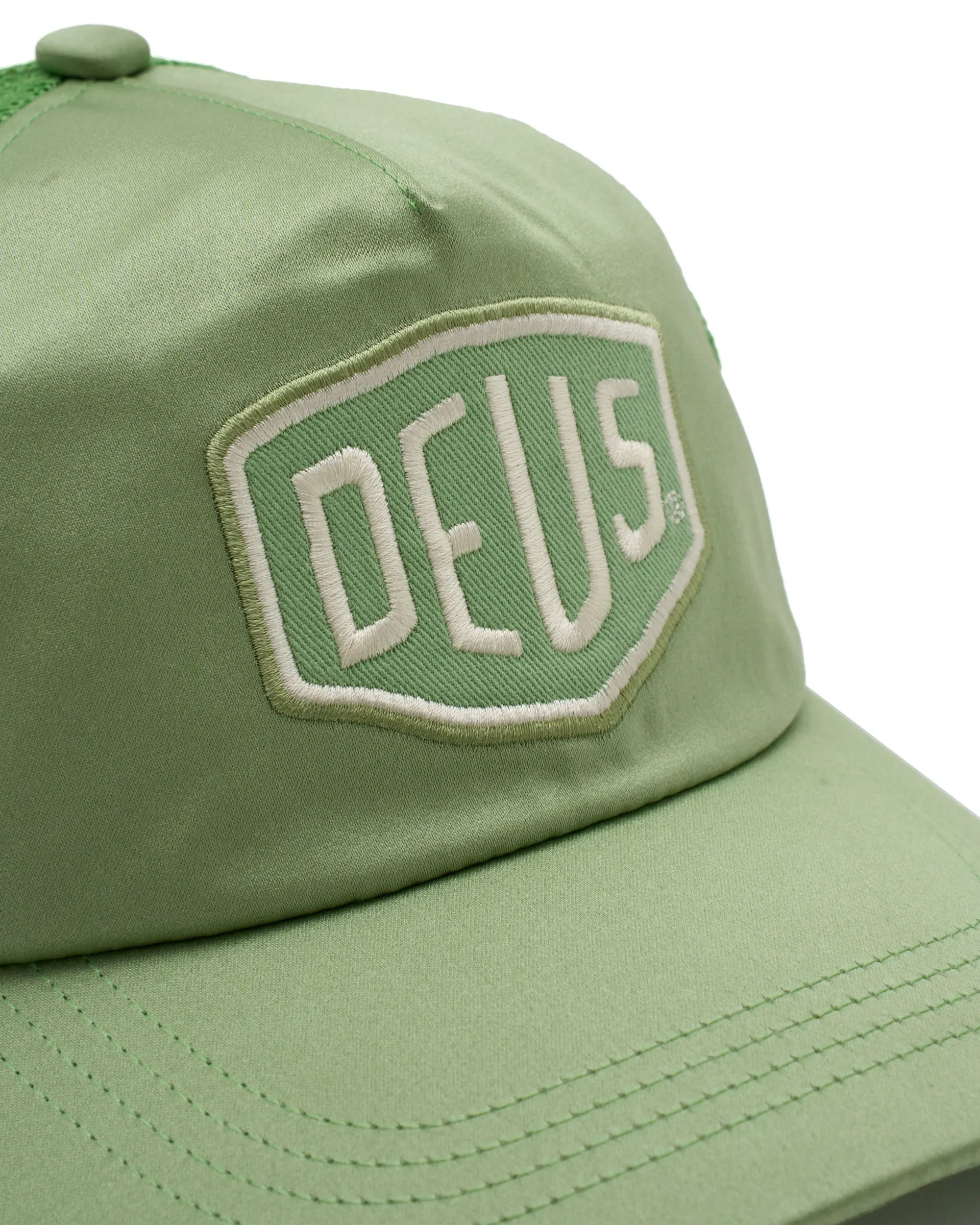 Paris Shield Trucker Cap - Vinyard Green sold by Deus Ex Machina product image thumbnail 3