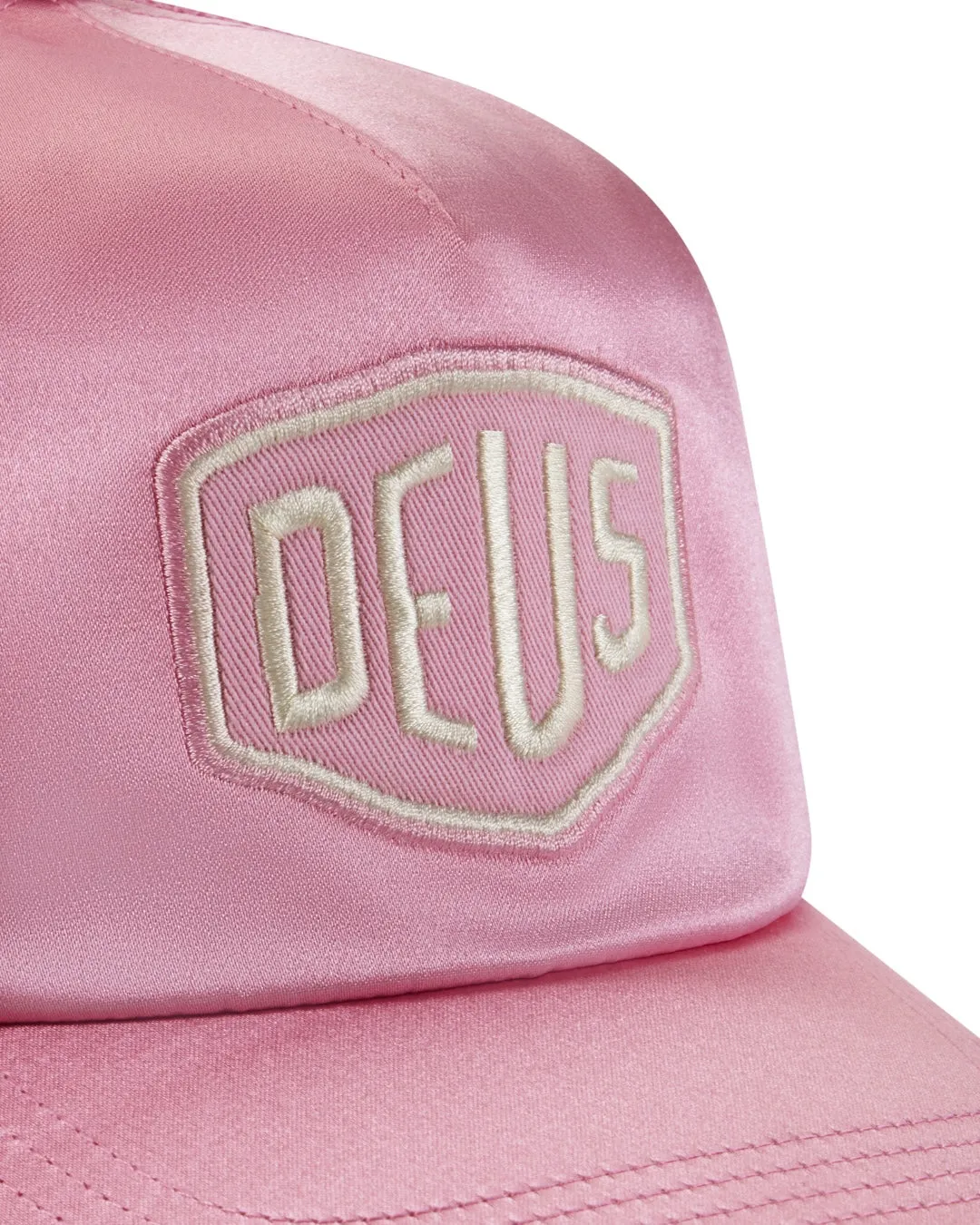 Paris Shield Trucker Cap - Mauve Glow sold by Deus Ex Machina product image thumbnail 3