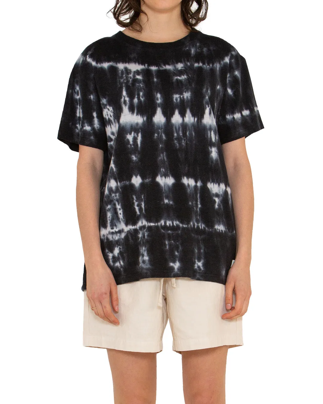 Lorrie Tee (Oversized Fit) - Shadow Grey Tie Dye sold by Deus Ex Machina