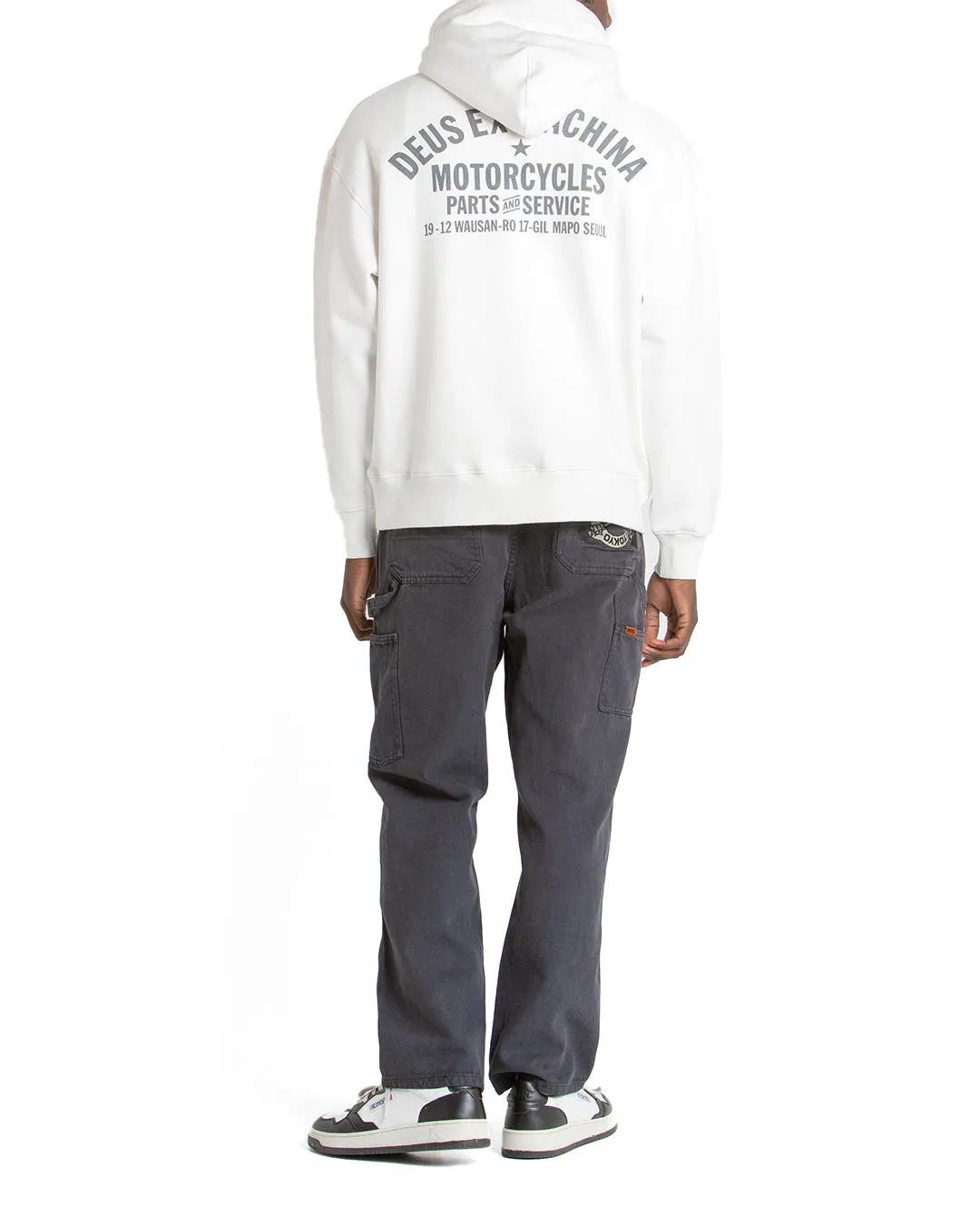 Oversized Seoul Hoodie - Vintage White sold by Deus Ex Machina product image thumbnail 4