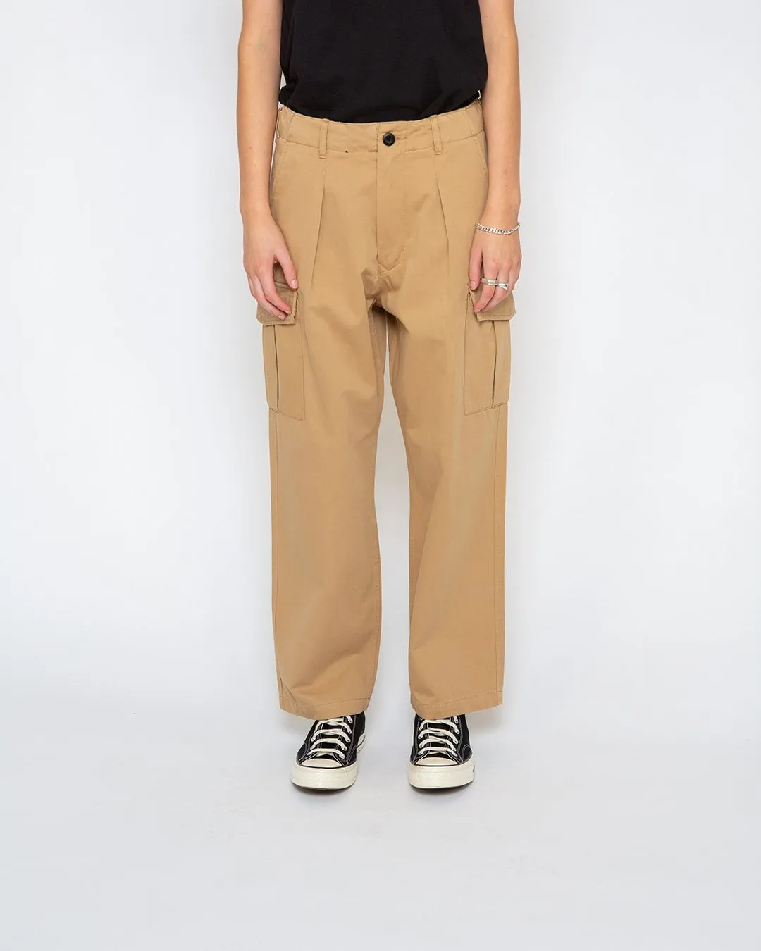 Penny Cargo Pant (Relaxed Fit) - Safari sold by Deus Ex Machina