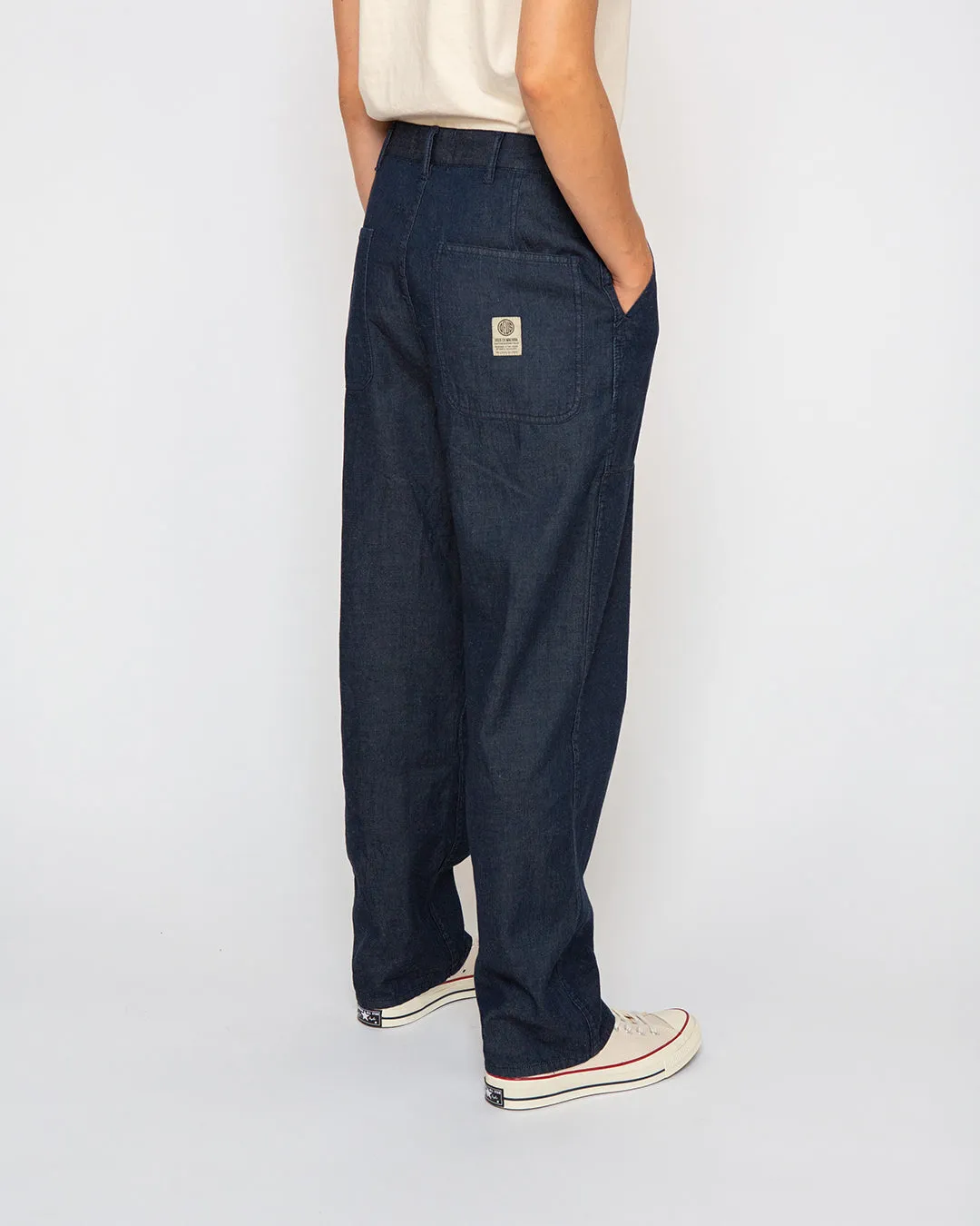 Eleanor Pant (Relaxed Fit) - Dark Indigo sold by Deus Ex Machina product image thumbnail 2