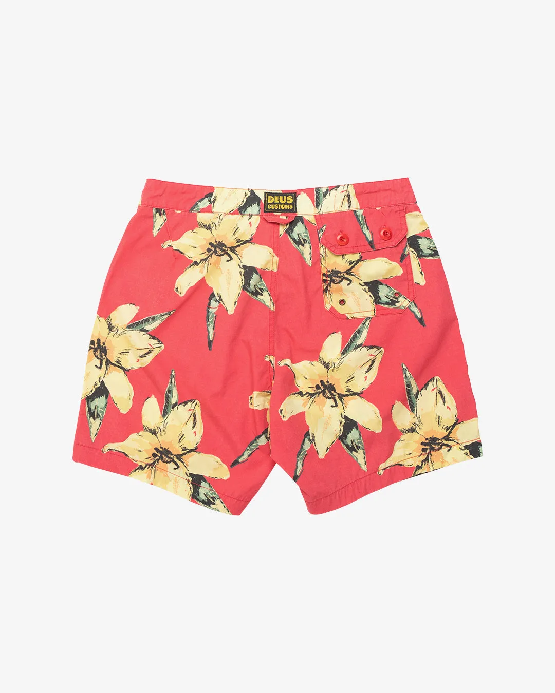 Havana Boardshort - Red sold by Deus Ex Machina product image thumbnail 5