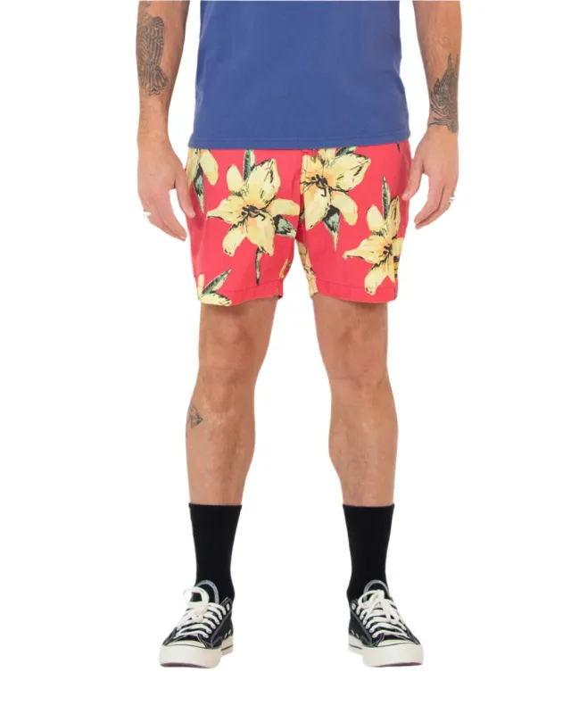 Havana Boardshort - Red sold by Deus Ex Machina