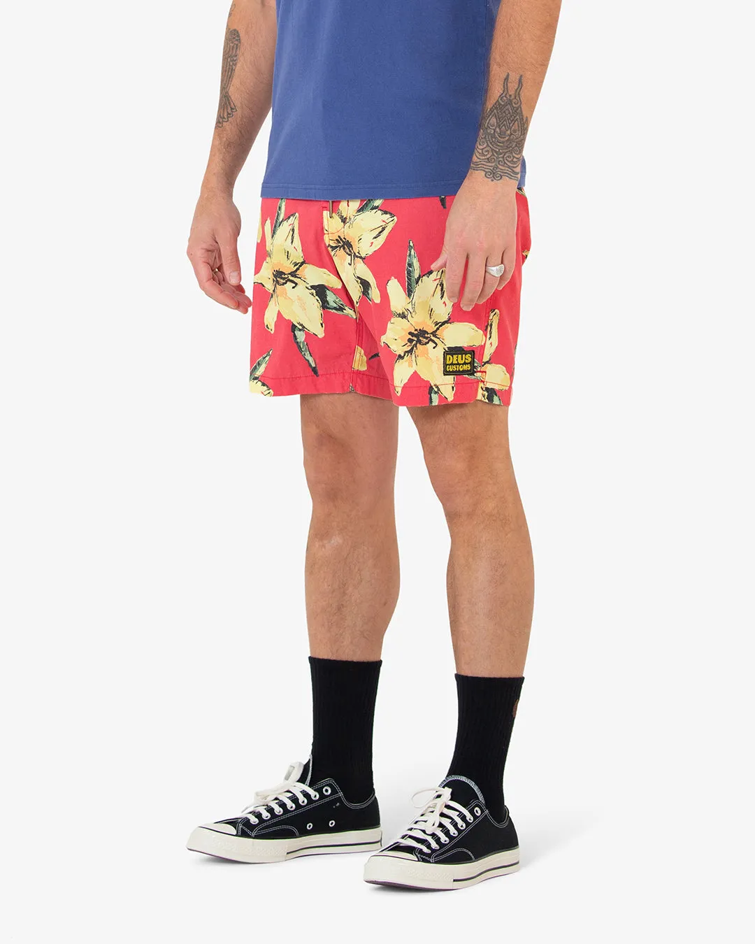 Havana Boardshort - Red sold by Deus Ex Machina product image thumbnail 3