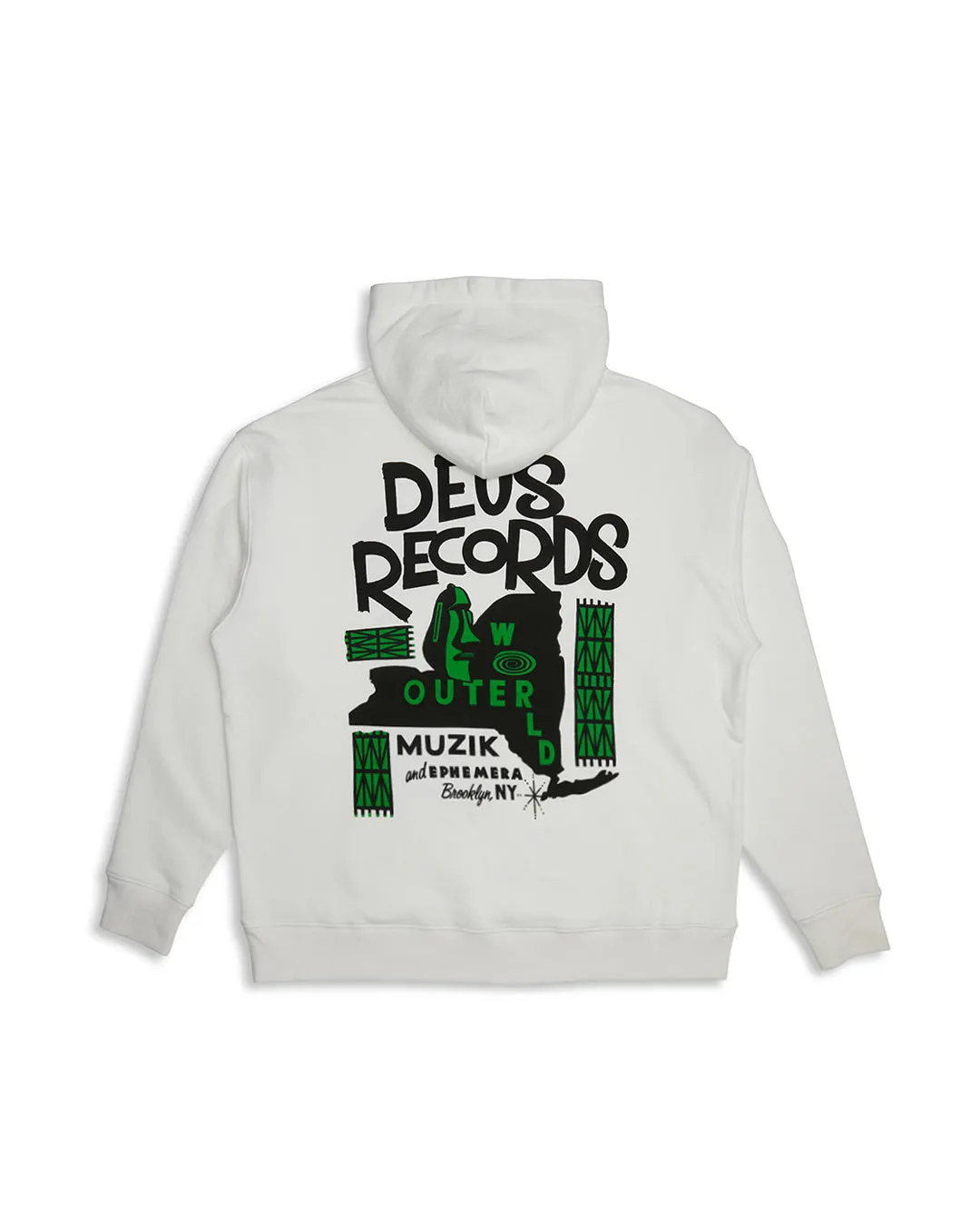 Outerworld Hoodie - Vintage White sold by Deus Ex Machina product image thumbnail 5