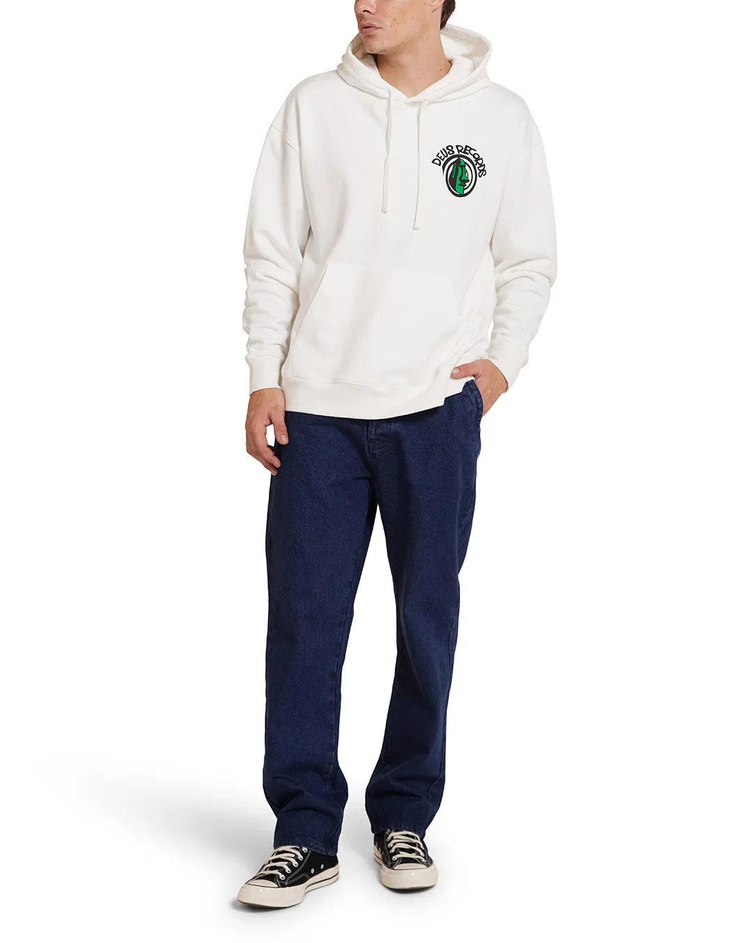 Outerworld Hoodie - Vintage White sold by Deus Ex Machina product image thumbnail 3