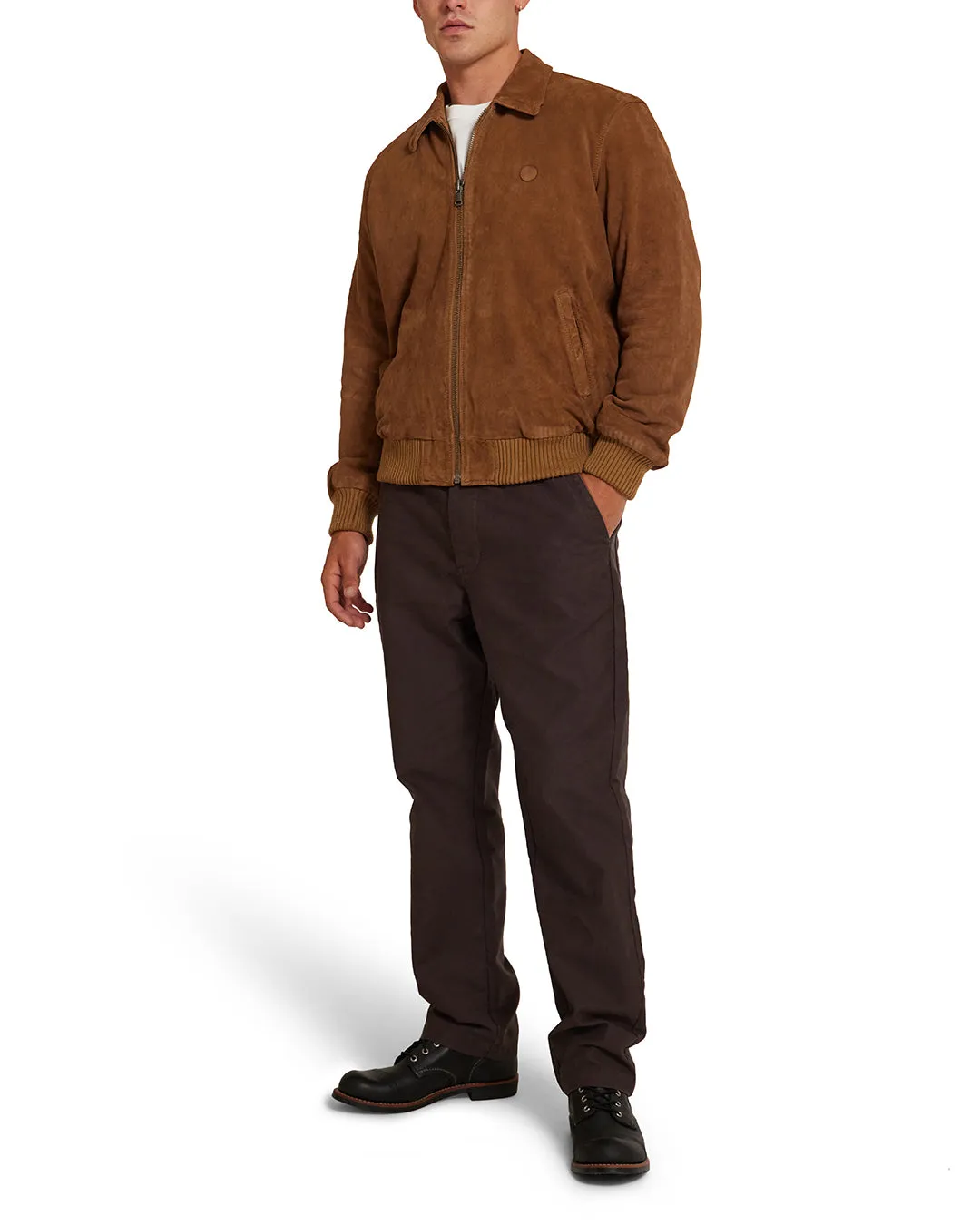 Sandstorm Suede Jacket - Brown sold by Deus Ex Machina product image thumbnail 4