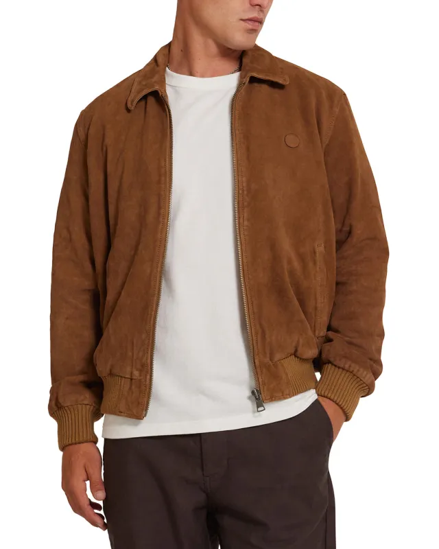 Sandstorm Suede Jacket - Brown made by Deus Ex Machina