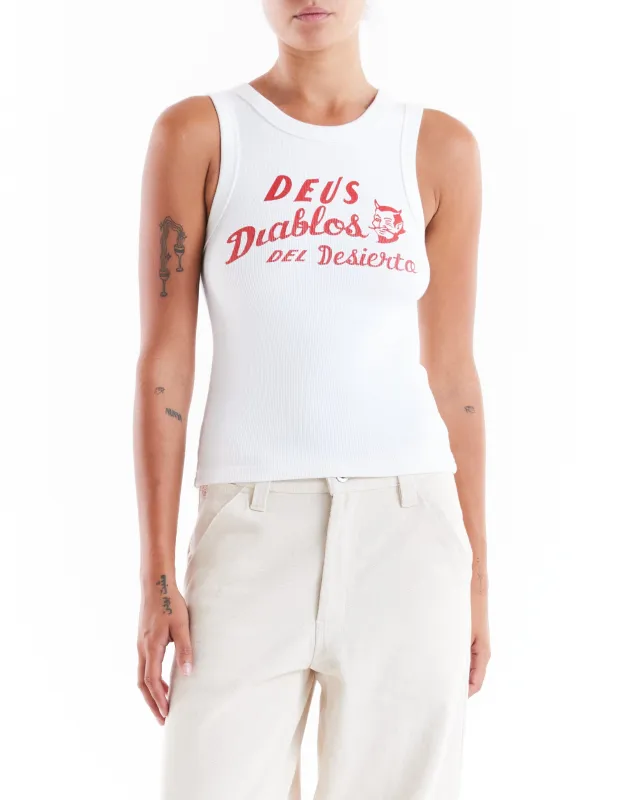 D.O.D Tank - Vintage White sold by Deus Ex Machina