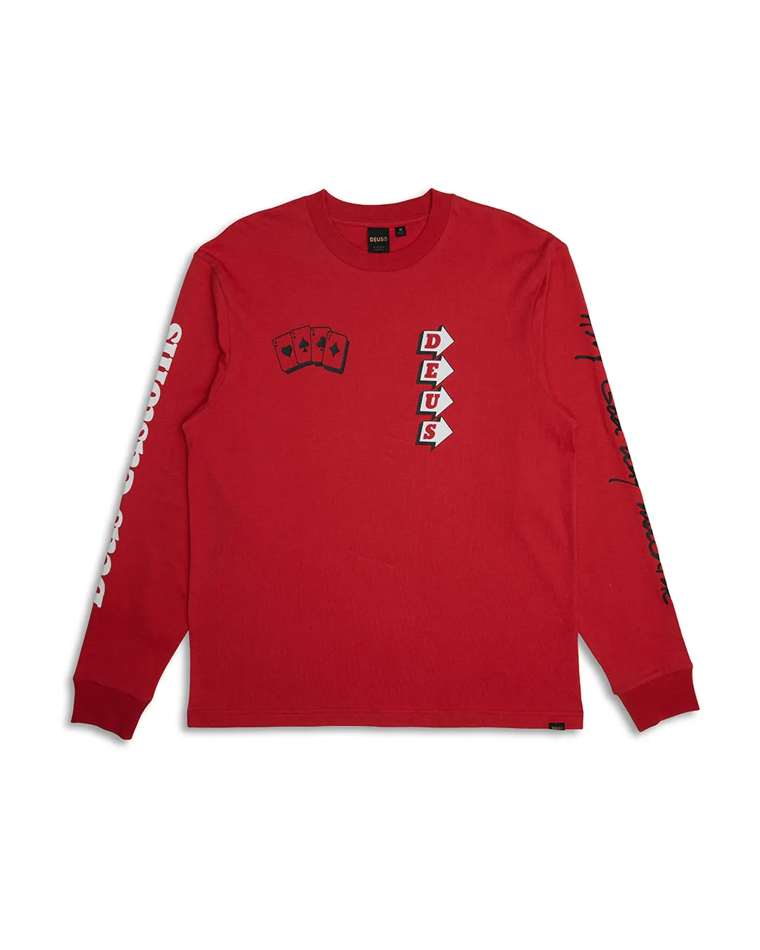 Way Off Long Sleeve Tee - Valiant Red sold by Deus Ex Machina product image thumbnail 4
