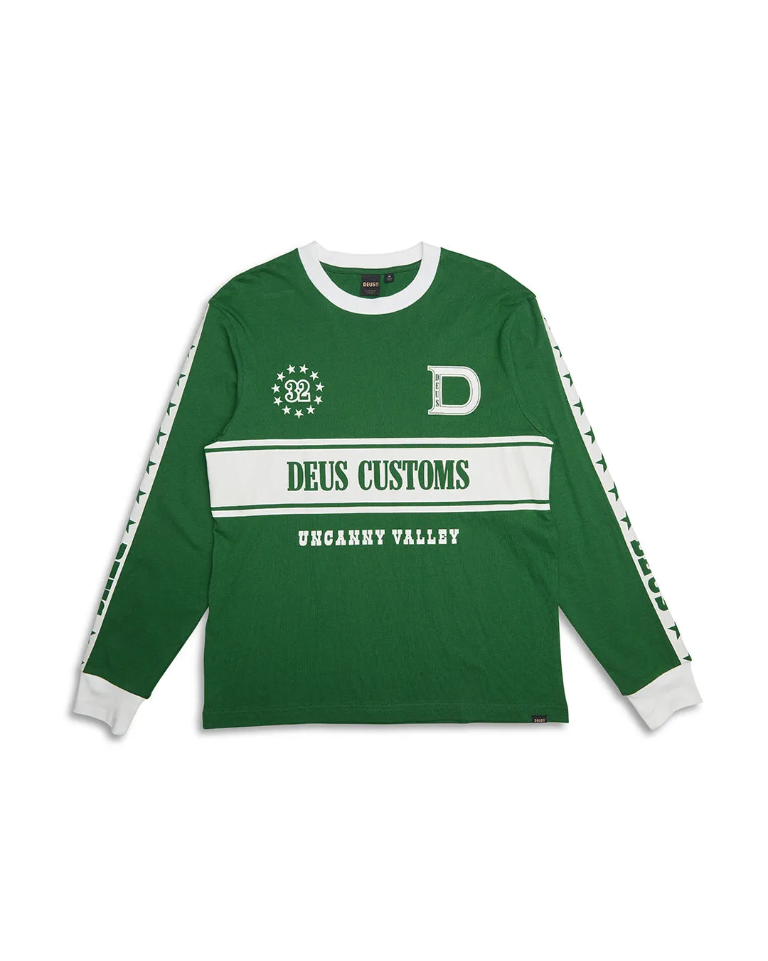 Round Up Long Sleeve Tee - Hillside Green sold by Deus Ex Machina product image thumbnail 5