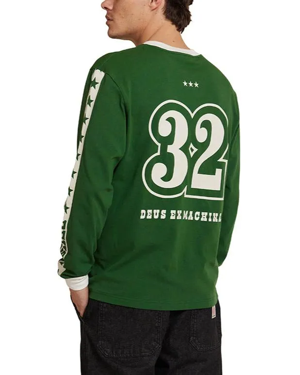 Round Up Long Sleeve Tee - Hillside Green sold by Deus Ex Machina product image thumbnail 2