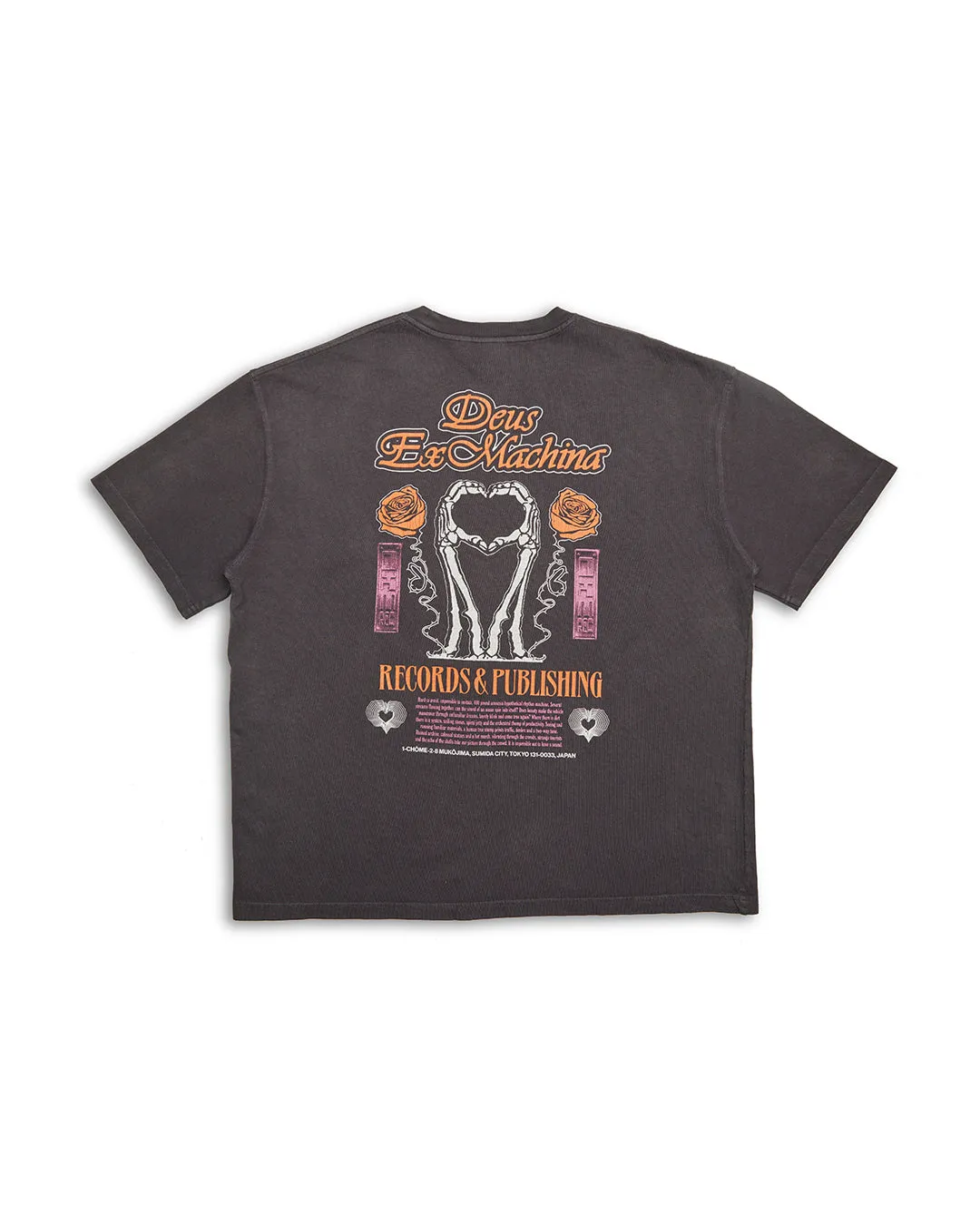 Takoyaki Tee - Anthracite sold by Deus Ex Machina product image thumbnail 2