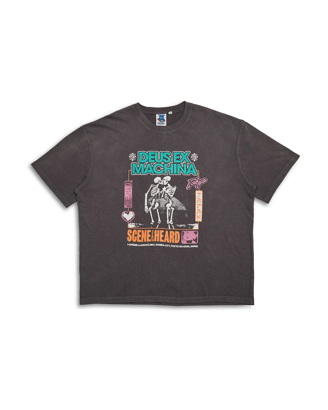 Takoyaki Tee - Anthracite sold by Deus Ex Machina