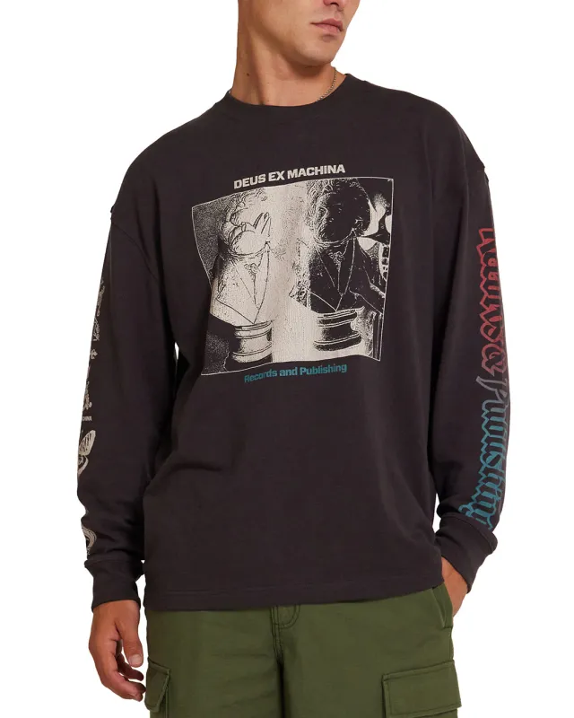 Divine Spark Long Sleeve Tee - Anthracite made by Deus Ex Machina